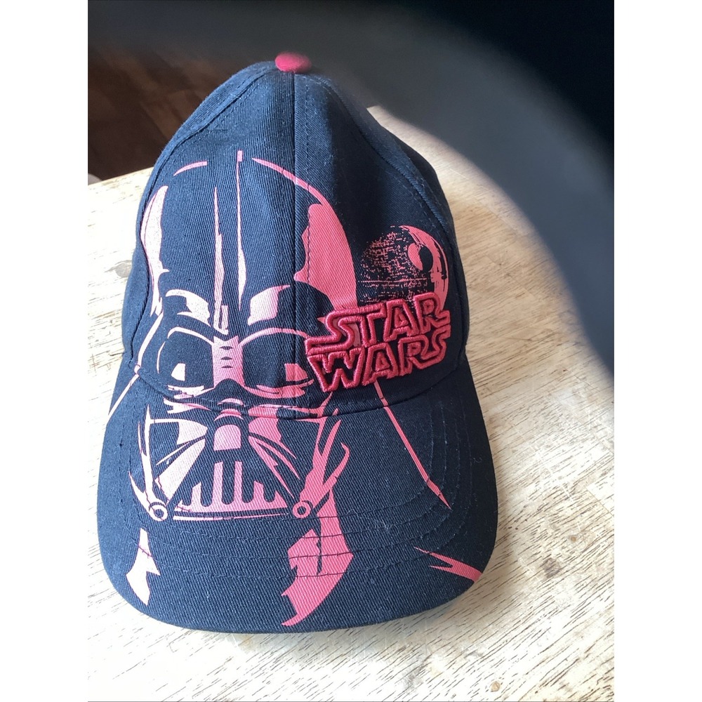 Star Wars Darth Vader Hat Lucasfilm Youth Baseball Cap Strapback Black Red